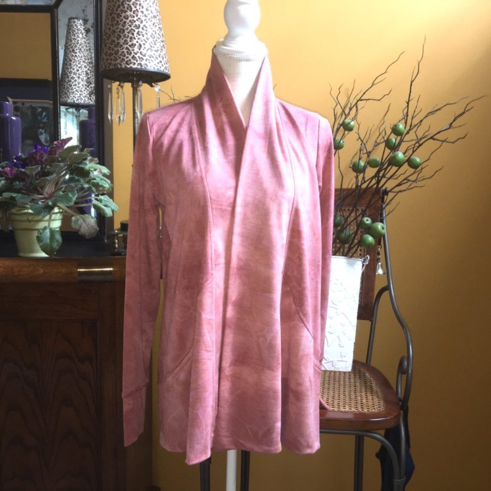 RBX Salmon Tie Dye Cardigan